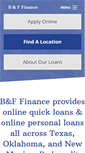 Mobile Screenshot of bnffinance.com